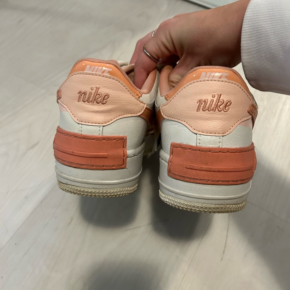 nike air force pink sneakers size 9.5